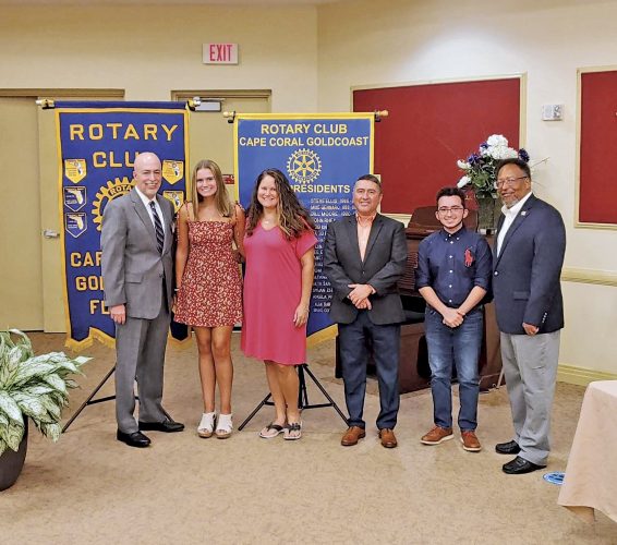 Rotary Club of Cape Coral Goldcoast awards scholarships